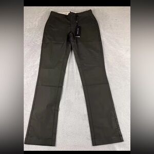 Nifty Genius mens Truffle  Straight Leg Stretch Mid Rise Chino Pants size 28x32